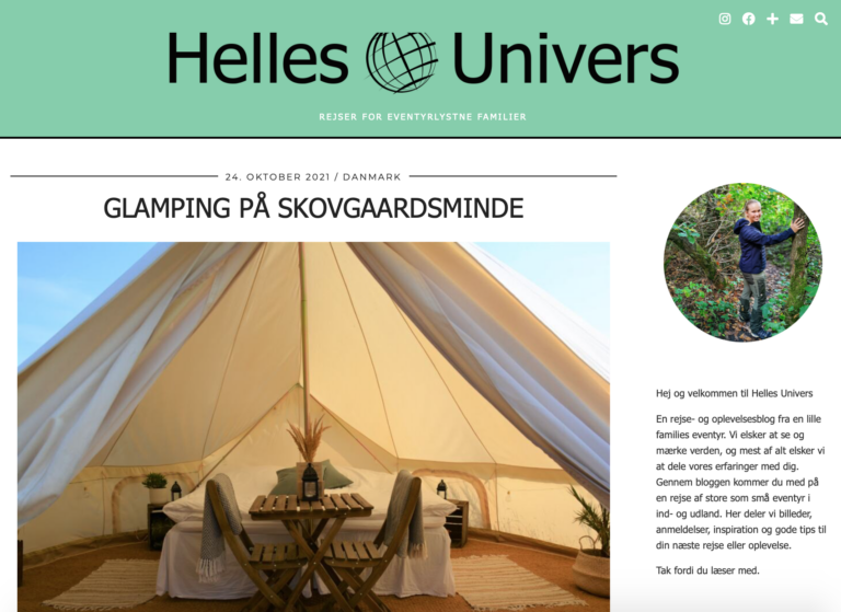 Helle's Universe at Glamping Skovgaardsminde