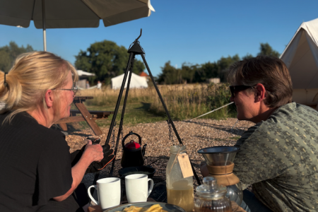 Glamping Skovgaardsminde May 4, 2026, at 11:30 a.m.