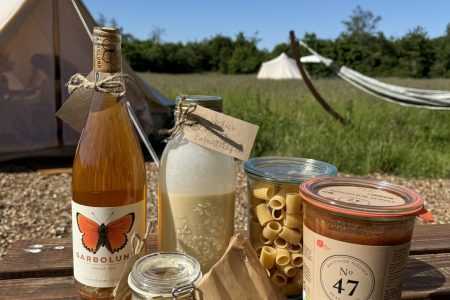 Glamping at Skovgaardsminde.